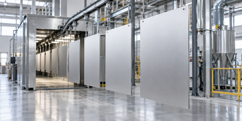 Surface Treatment of Aluminum Curtain Wall Panels